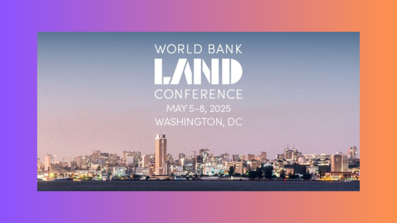 World Bank Land Conference 2025